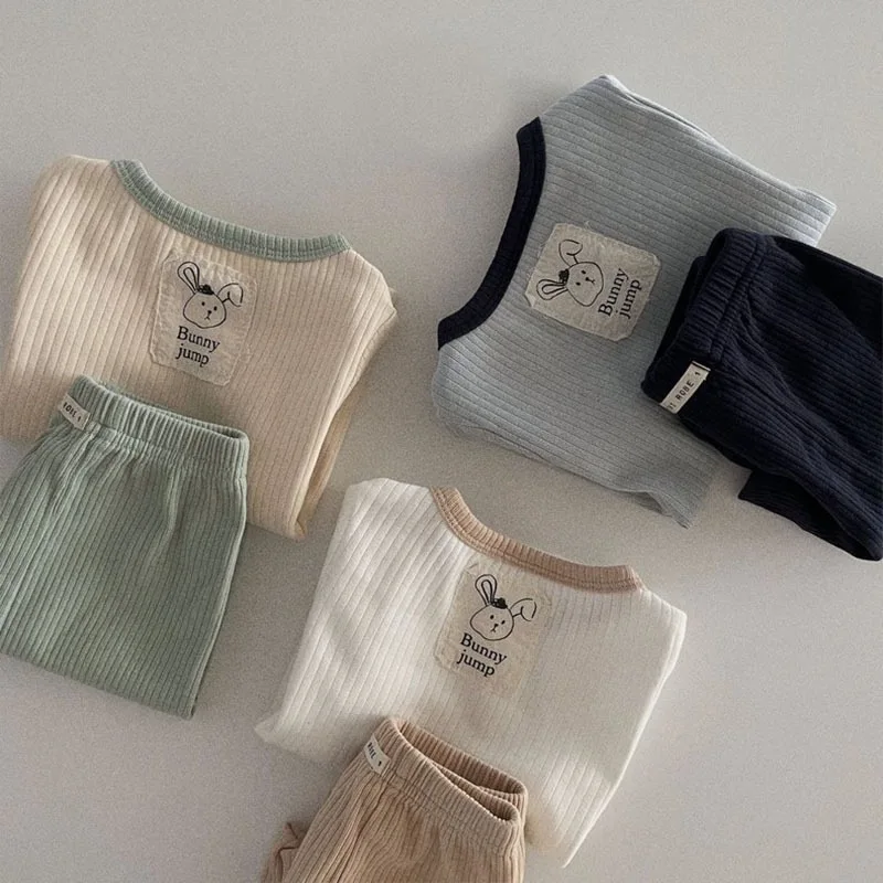 Summer Clothing Label - Summer Baby's Sets With Label Thin