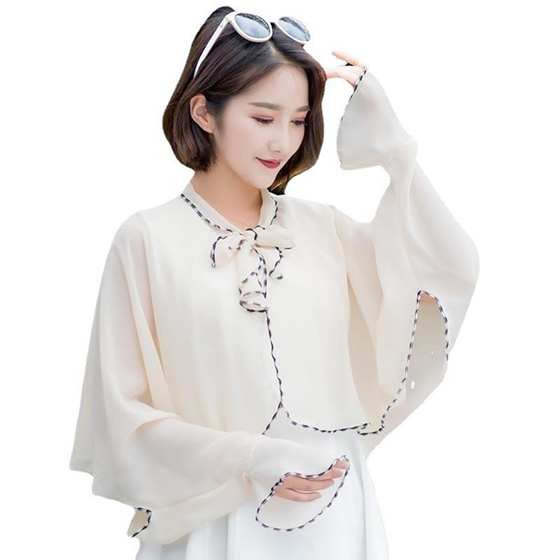 Summer Clothing Wraps - Outdoor Riding Cashew Printing Sun Protection