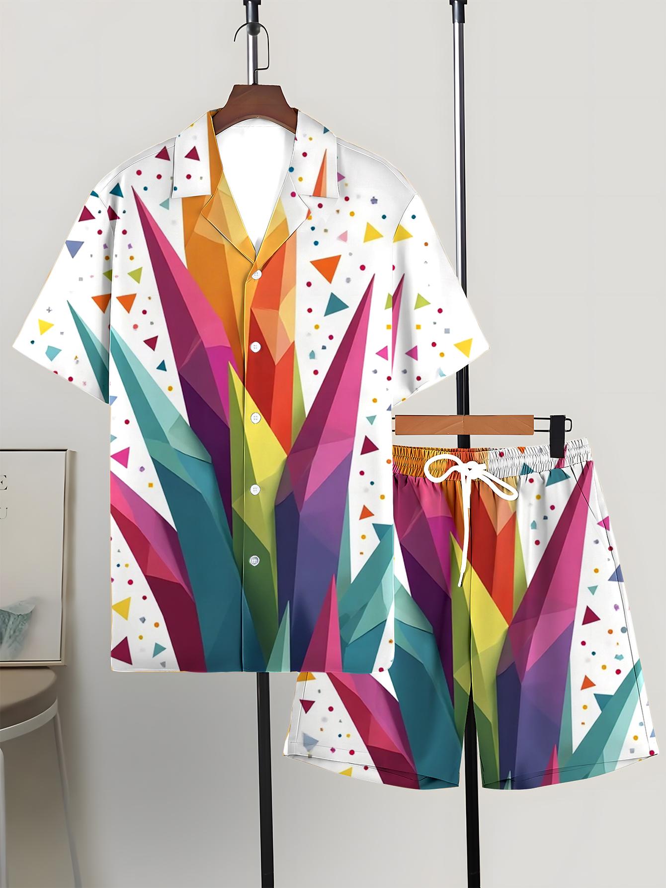 Summer Knit Clothing - Men's Shirt Sets 2026 Spring/Summer outfits