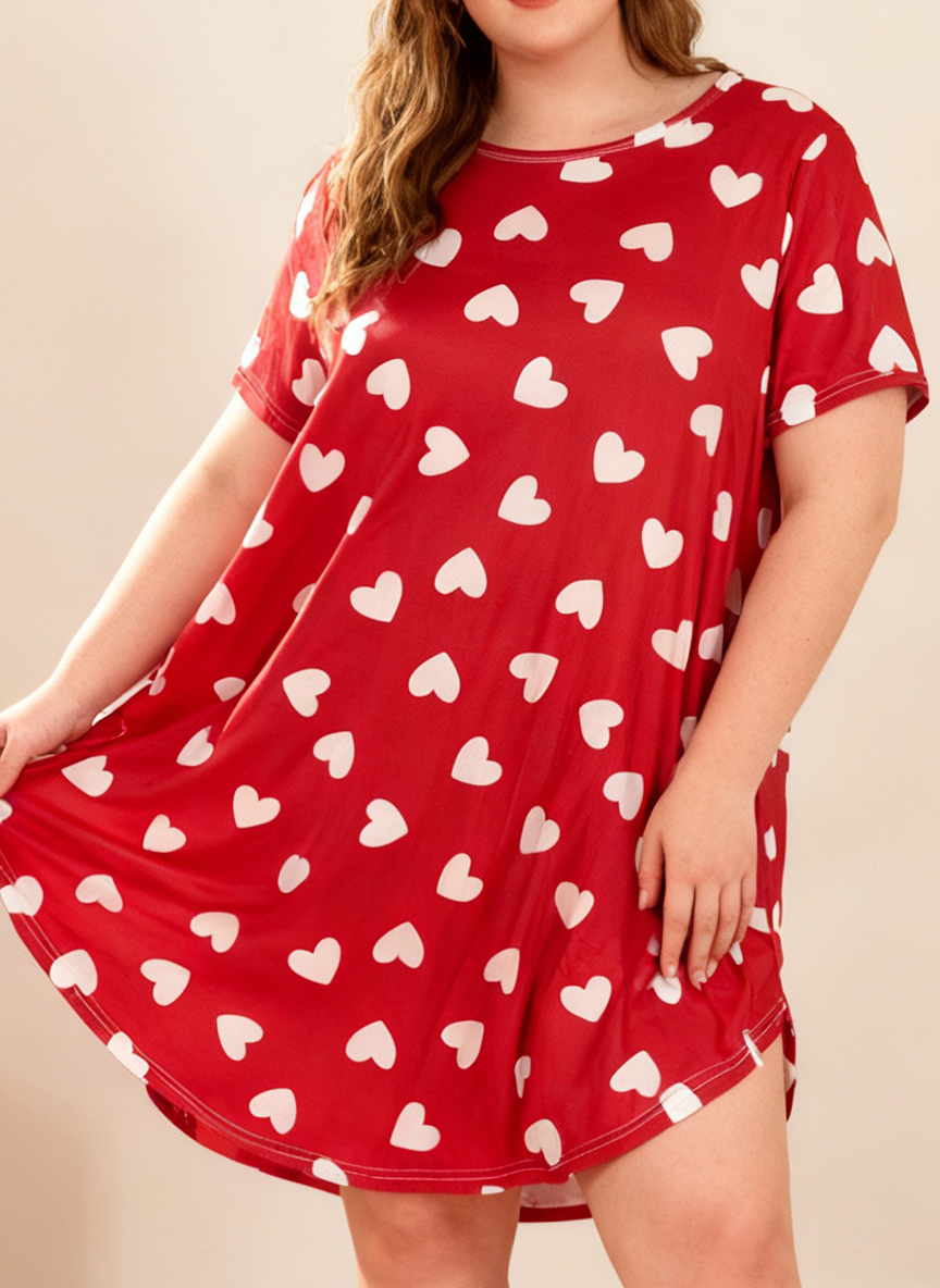 Summer Clothing Collection - Plus Size Women's Spring Summer Heart
