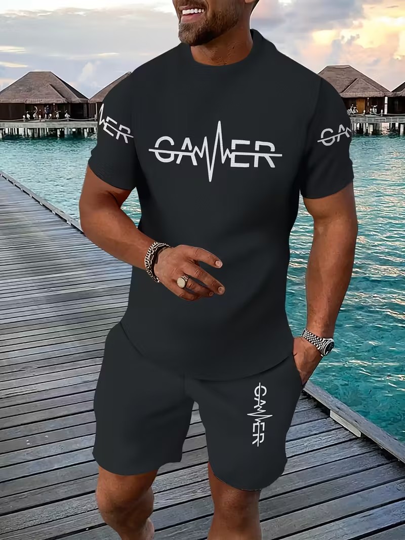2026 3D Simple Casual Men's T- - Summer Clothing Styles Men ulasan dan harga