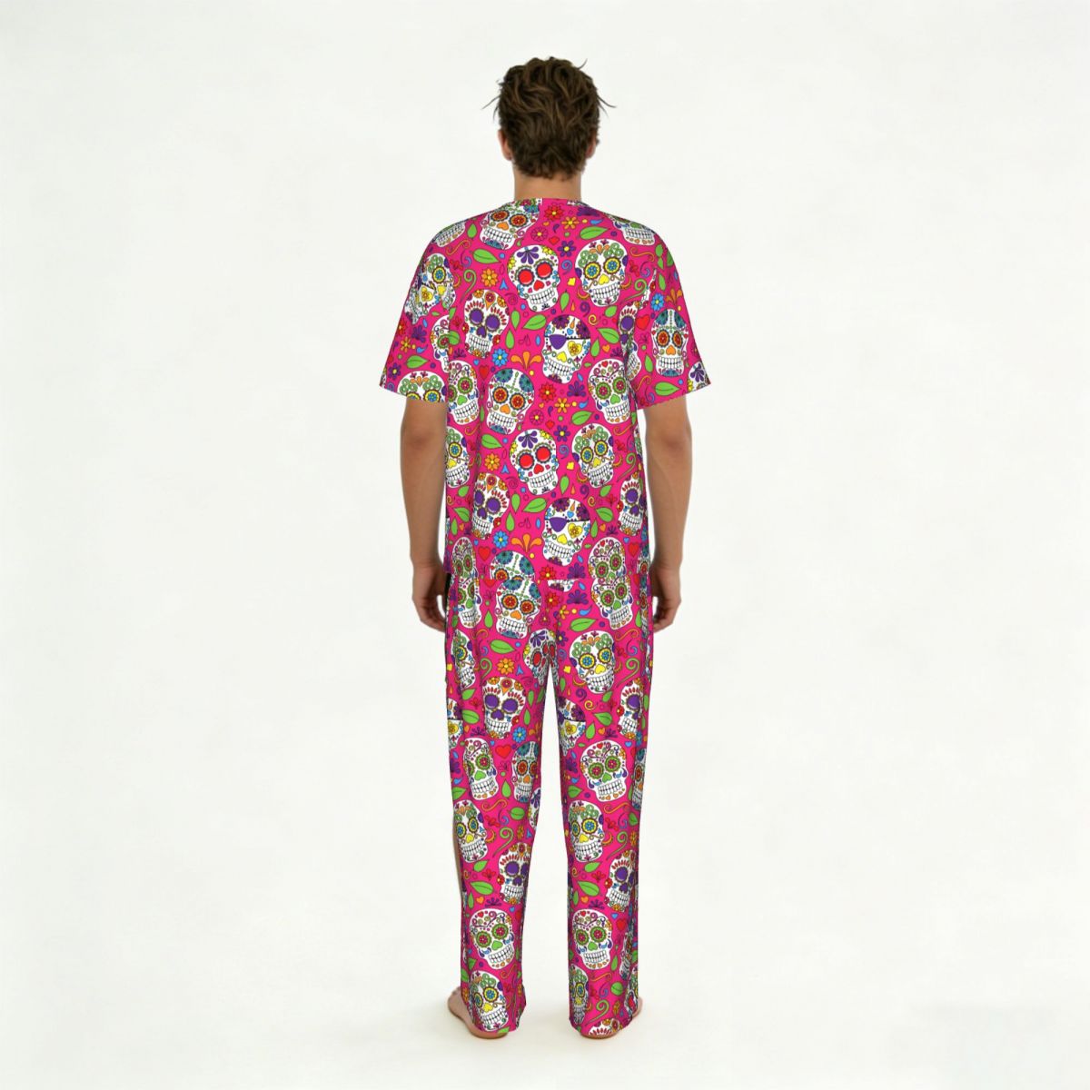 Men Pajamas Suit Short Sleeved - Summer Days Clothing ulasan dan harga