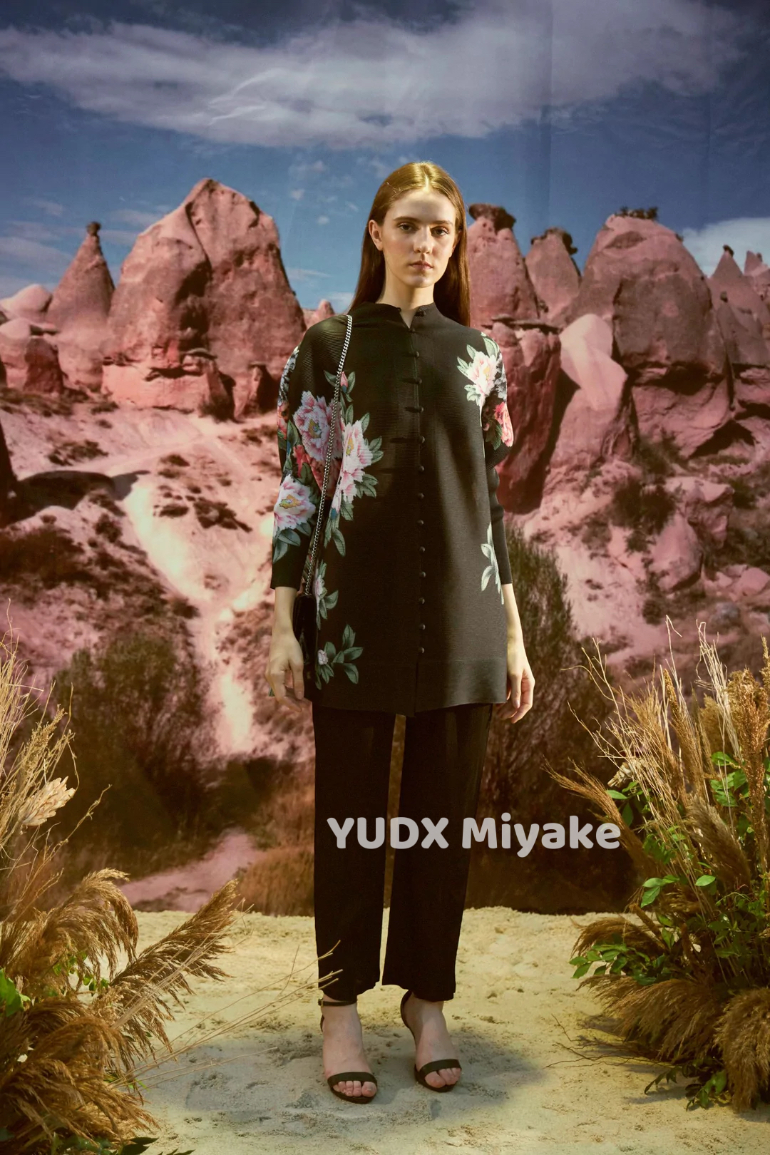 YUDX Miyake Pleated Floral Pri - Summer Days Clothing ulasan dan harga