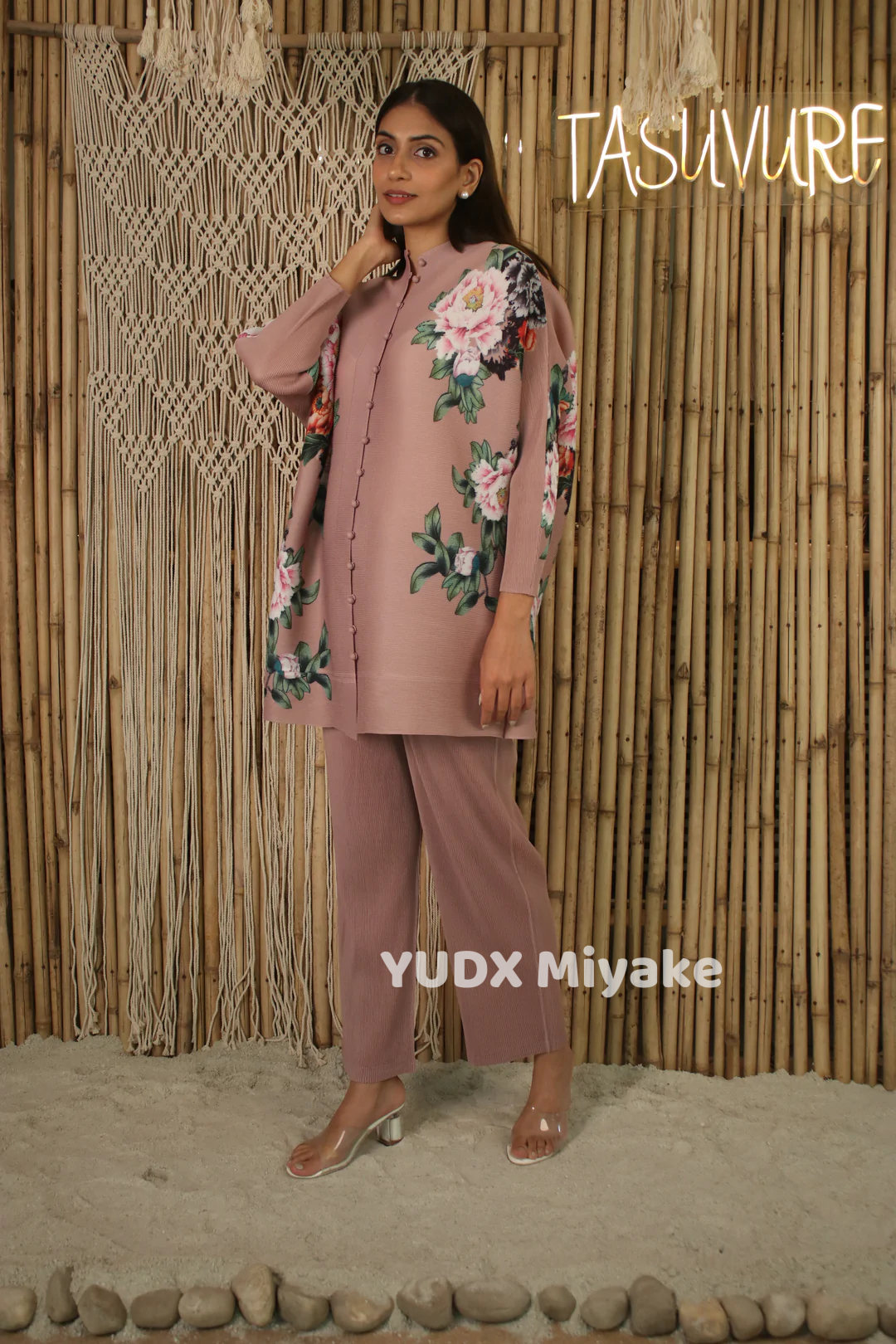YUDX Miyake Pleated Floral Pri - Summer Days Clothing ulasan dan harga