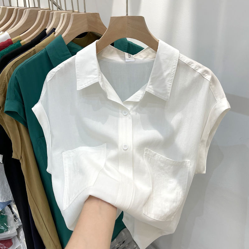 Summer New Pockets Patchwork T - Summer Clothing In Winter ulasan dan harga