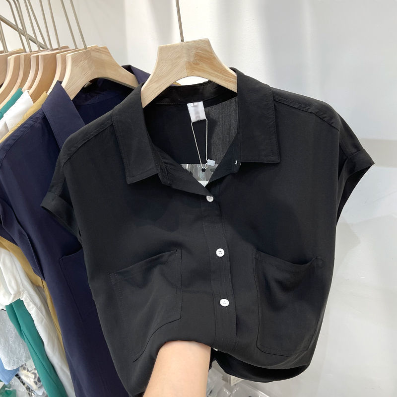Summer New Pockets Patchwork T - Summer Clothing In Winter ulasan dan harga