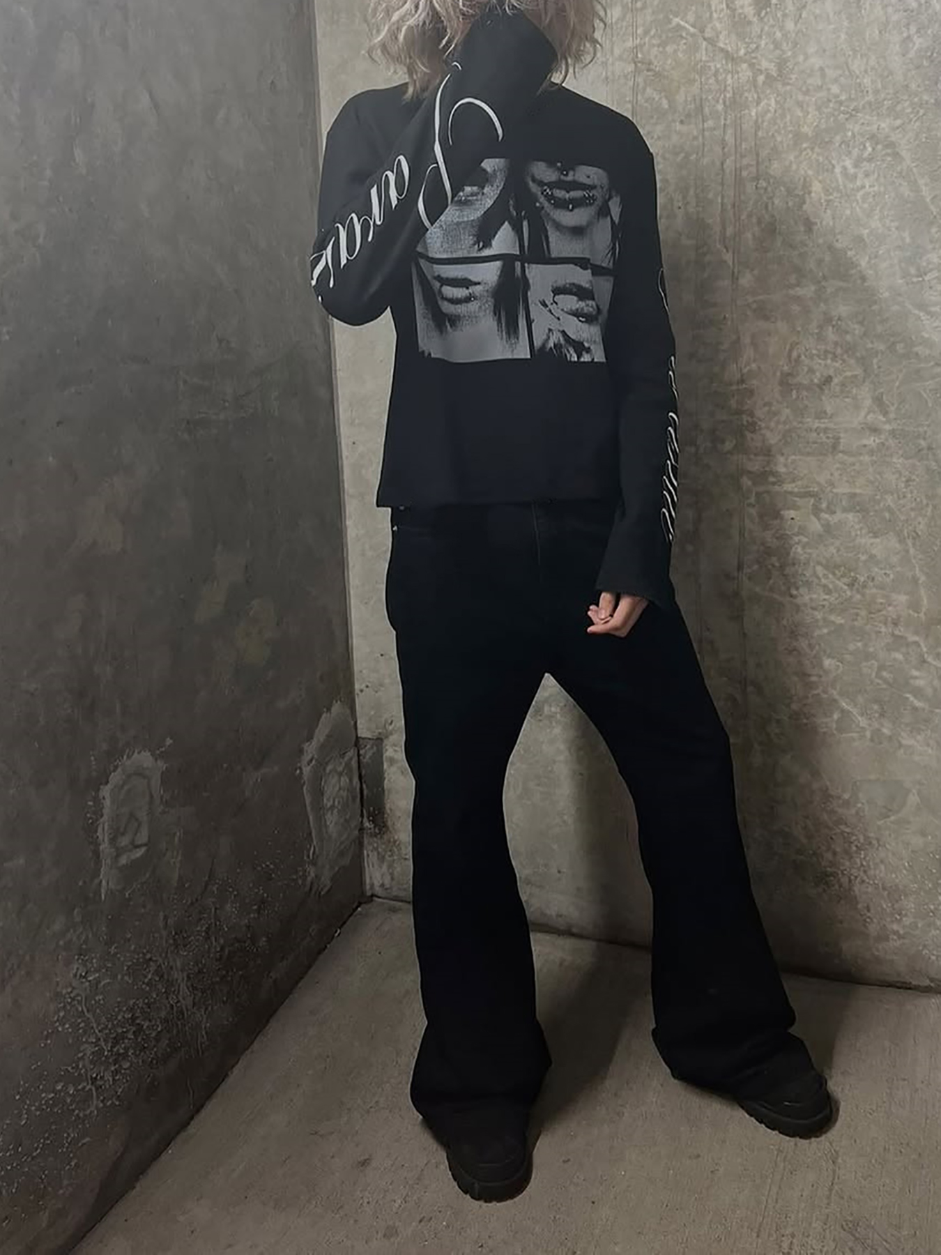 Dark style street punk unisex  - Summer Clothing Long Sleeve ulasan dan harga