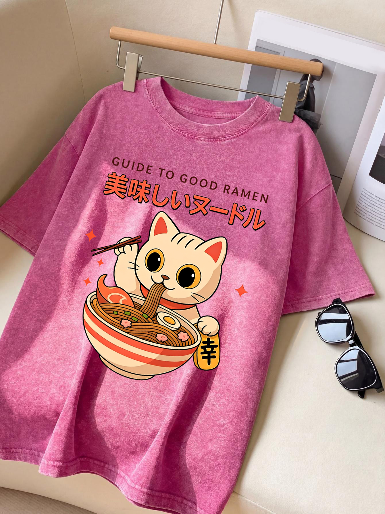 Guide To Good Ramen Print Retr - Summer Clothing Guide ulasan dan harga