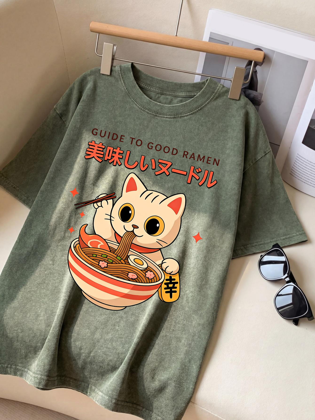 Guide To Good Ramen Print Retr - Summer Clothing Guide ulasan dan harga
