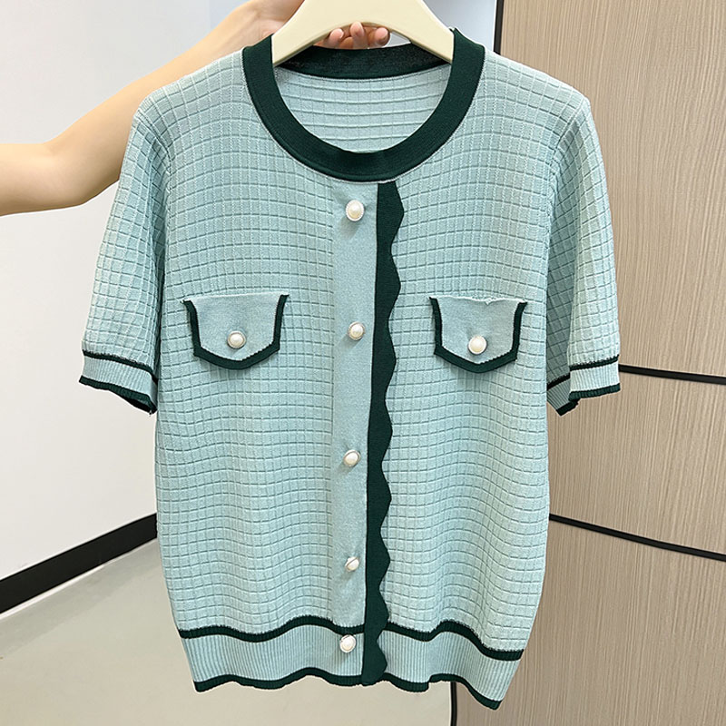 Sweaters New Short Sleeve Knit - Summer Days Clothing ulasan dan harga