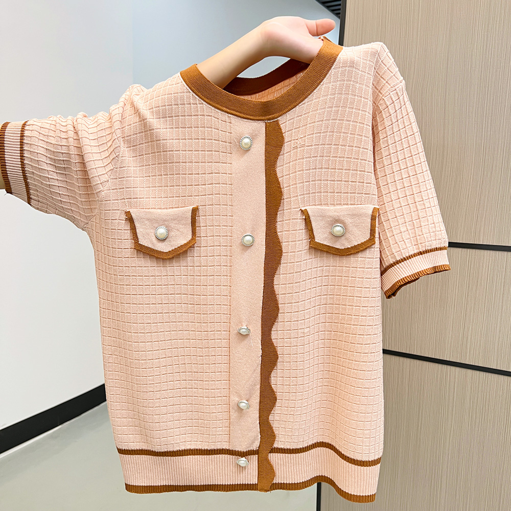 Sweaters New Short Sleeve Knit - Summer Days Clothing ulasan dan harga
