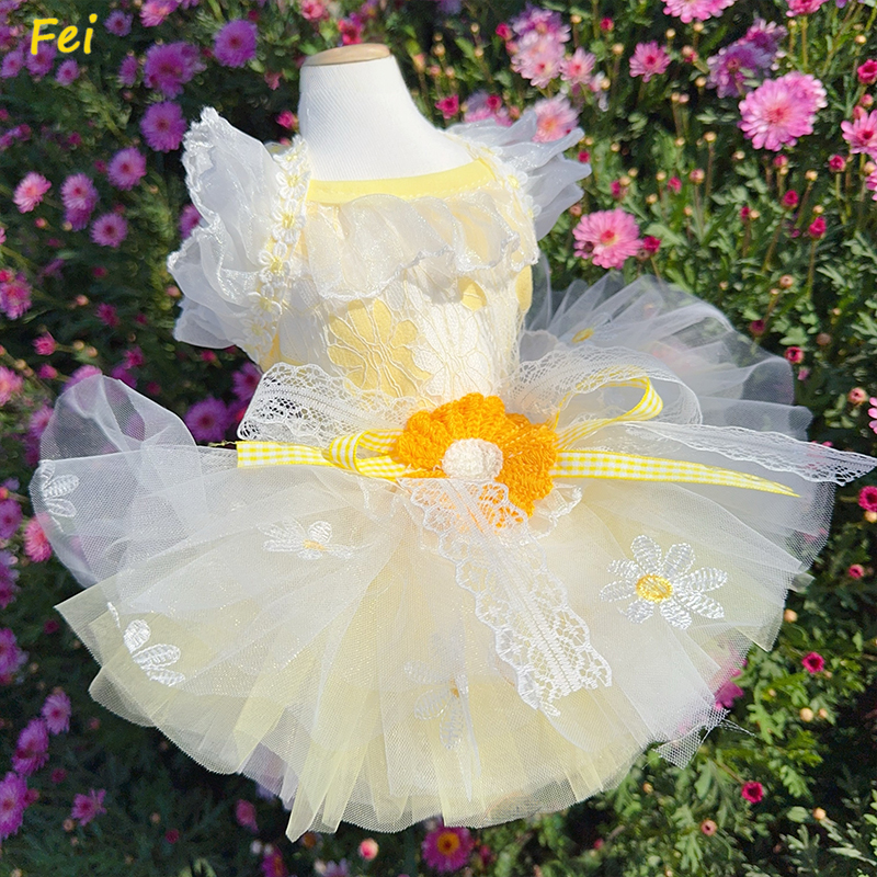 Summer Yellow Daisy Flower Pet - Soft Summer Yellow Clothing ulasan dan harga