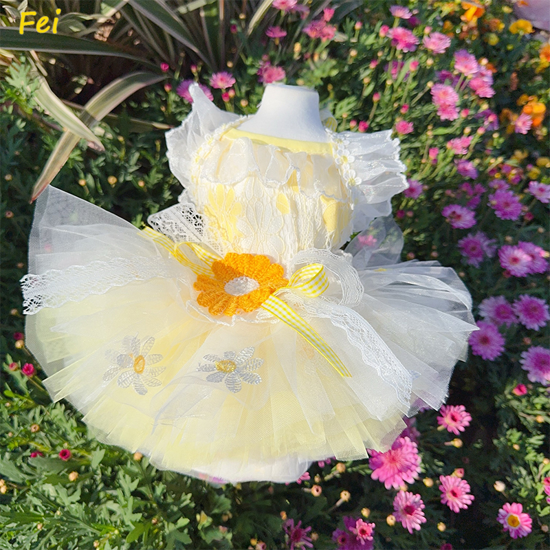 Summer Yellow Daisy Flower Pet - Soft Summer Yellow Clothing ulasan dan harga