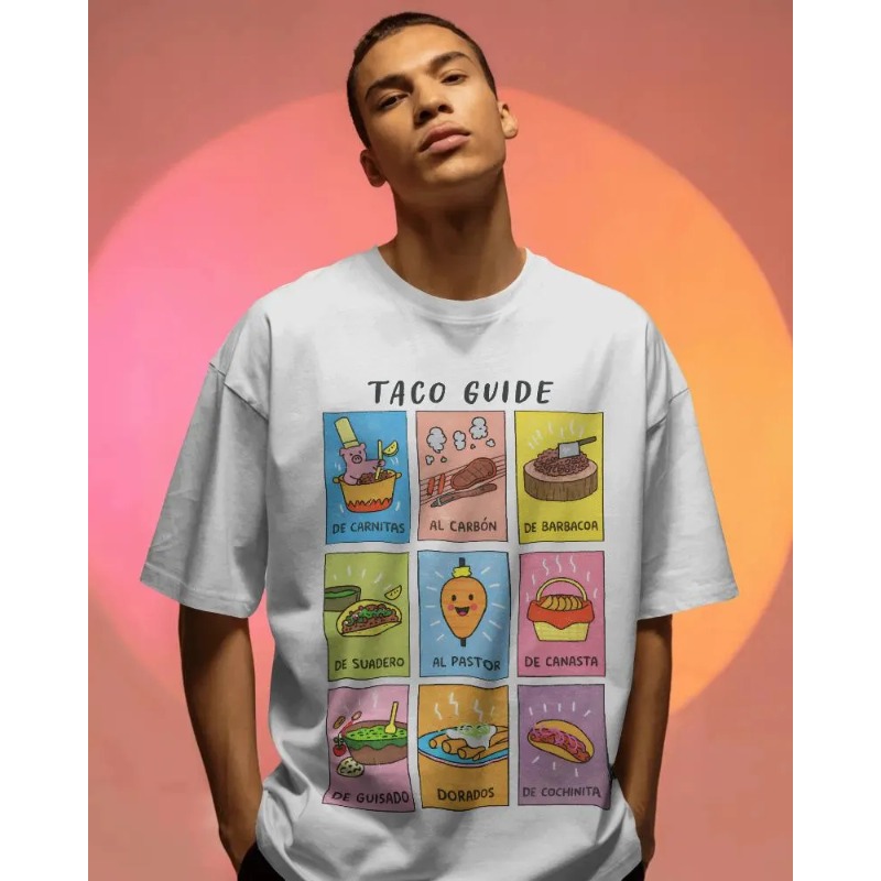 Taco Guide Shirt - Funny Mexic - Summer Clothing Guide ulasan dan harga