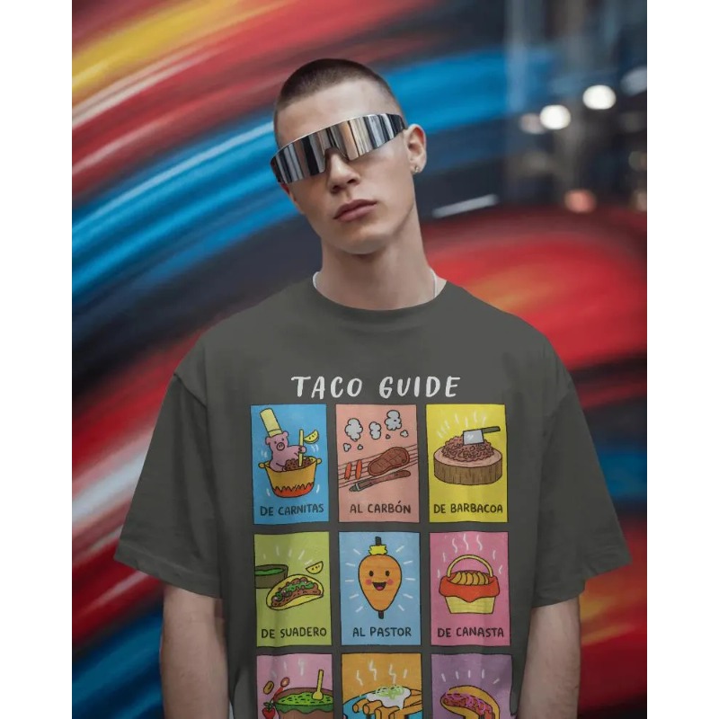 Taco Guide Shirt - Funny Mexic - Summer Clothing Guide ulasan dan harga
