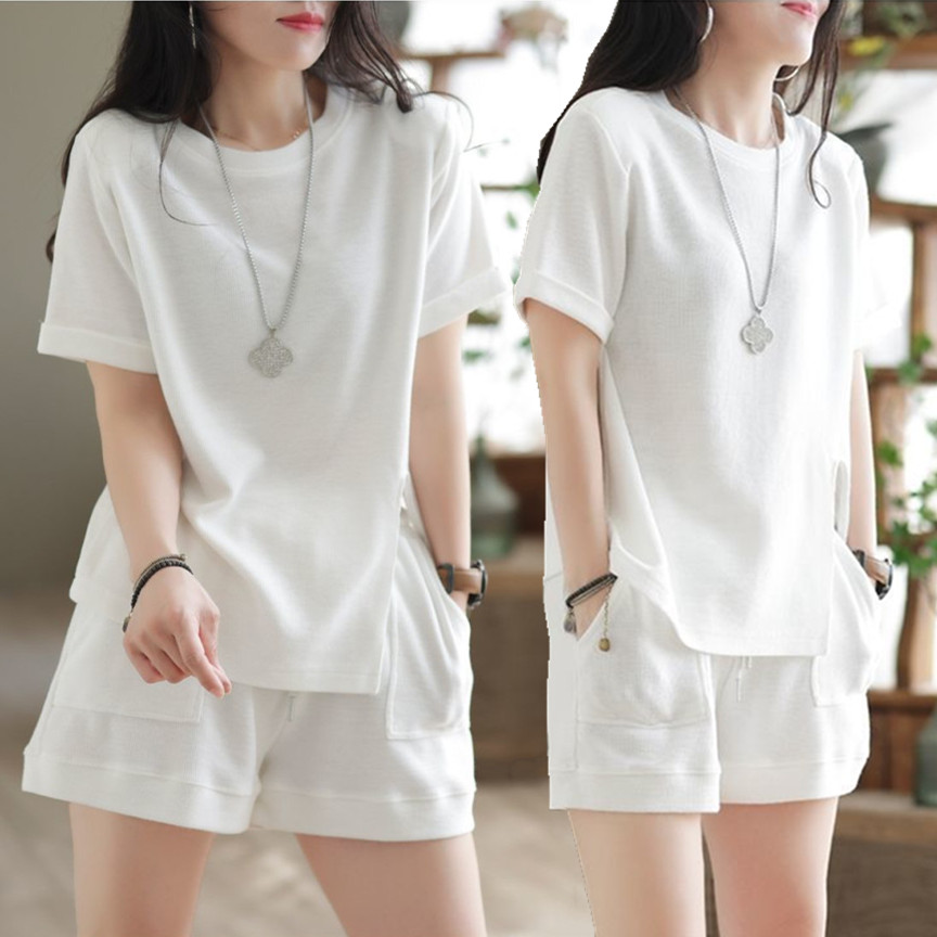 Summer Casual Sporty Loose Sli - Summer Clothing Affordable ulasan dan harga