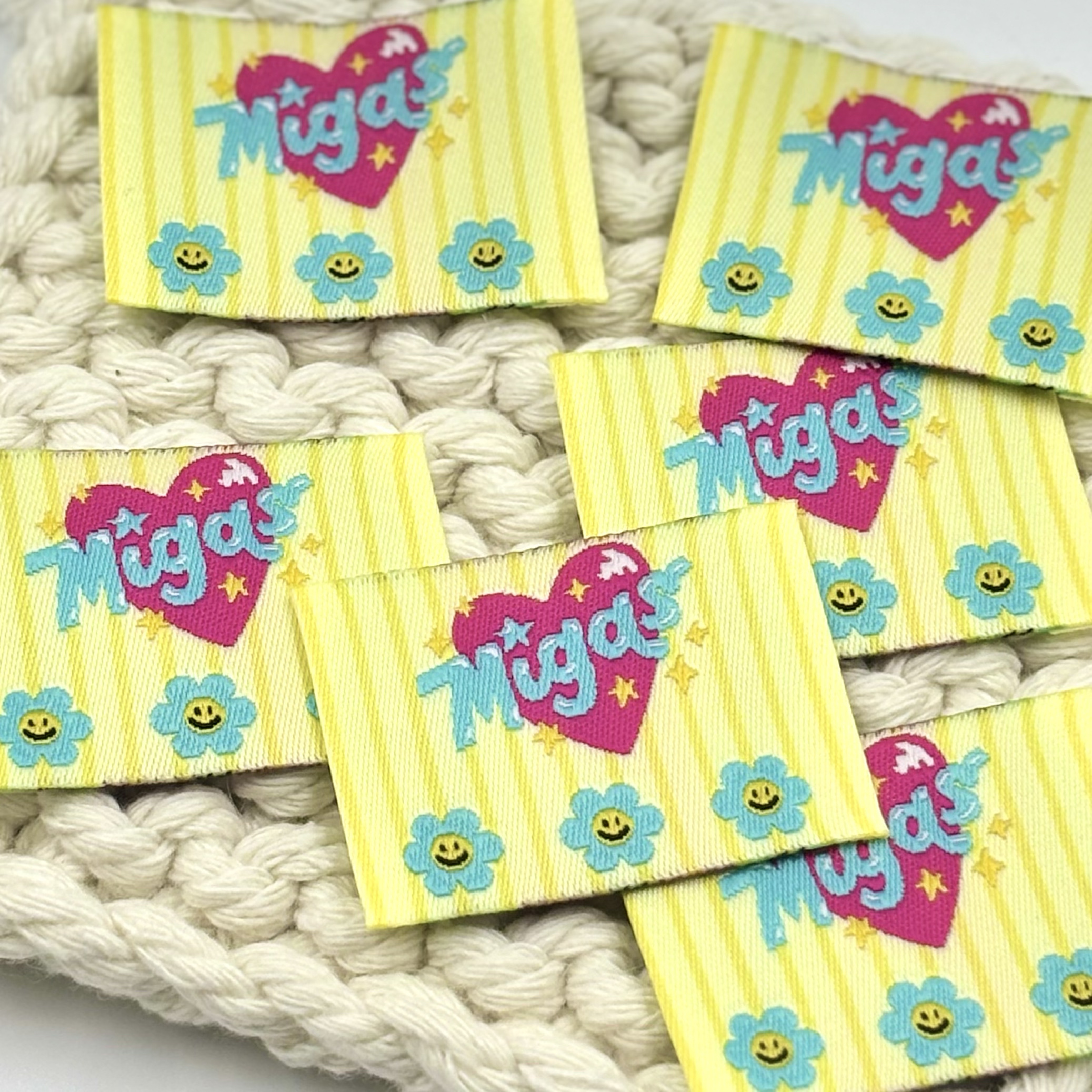 Fabric woven Label - Summer Do - Summer Clothing Label ulasan dan harga
