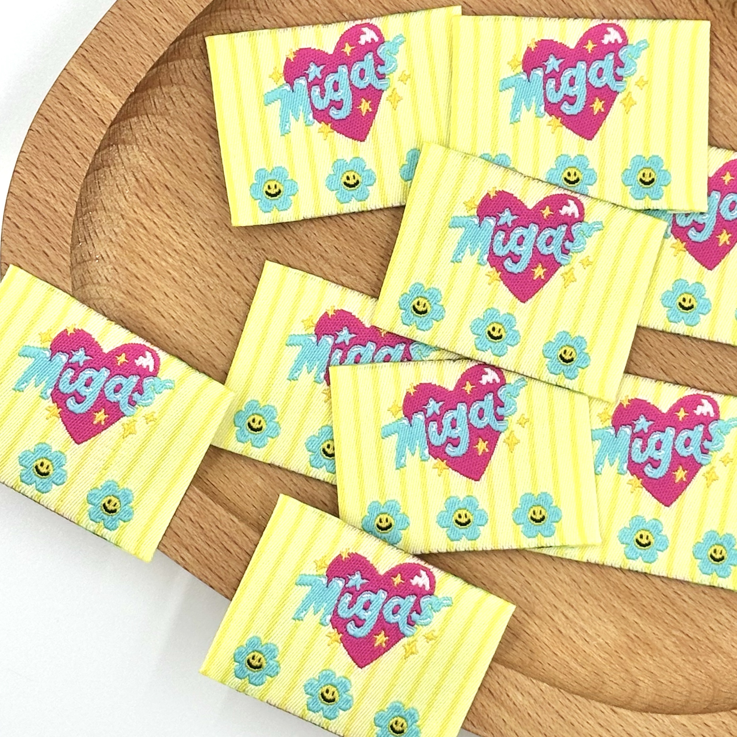 Fabric woven Label - Summer Do - Summer Clothing Label ulasan dan harga