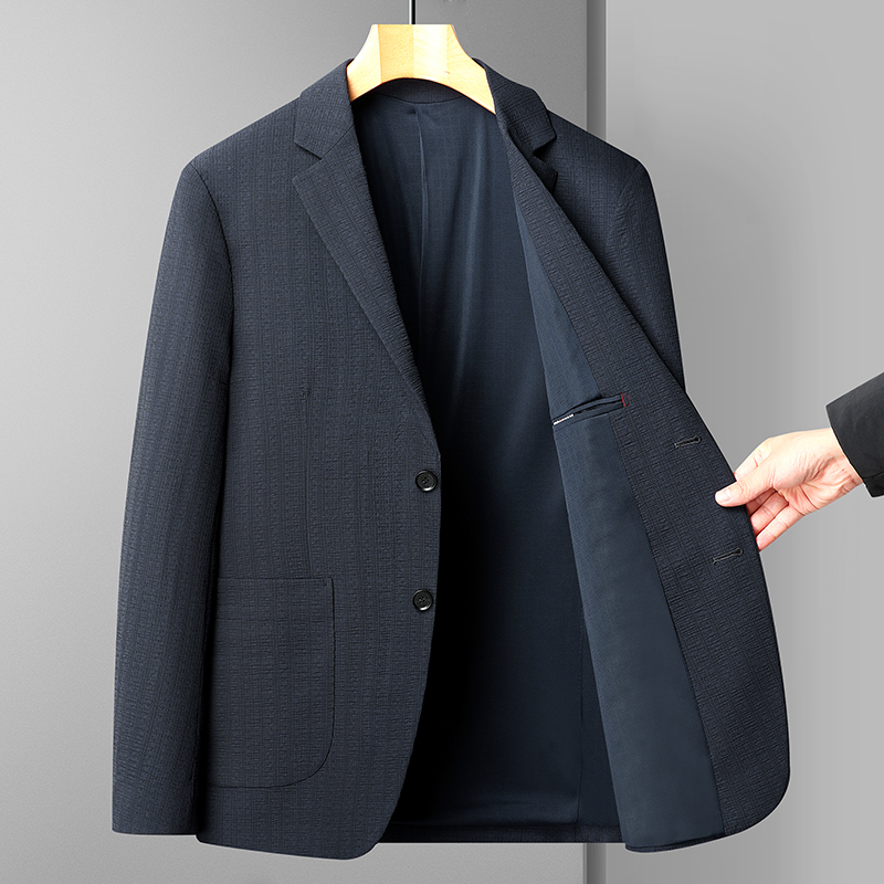 Classic Men Business Casual Bl - Summer Clothing Essentials Men ulasan dan harga