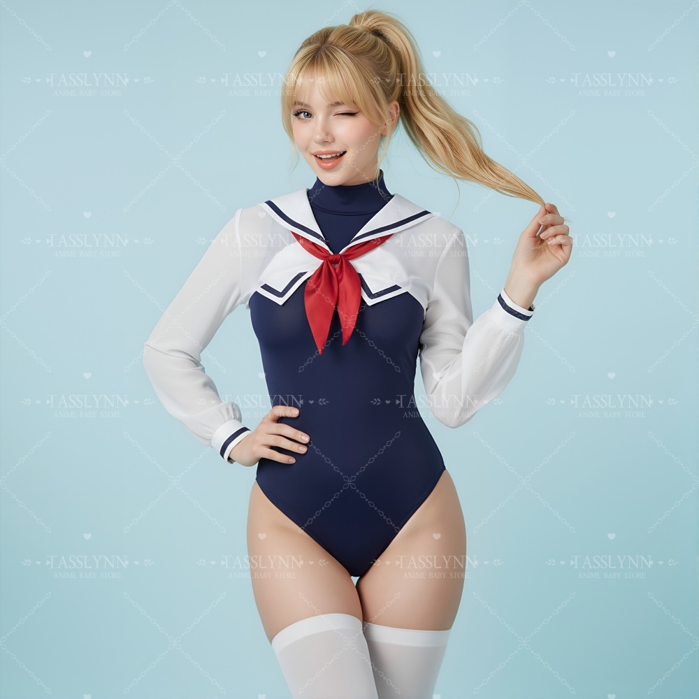 Japanese Sailor Swimsuit Women - Swimsuit One Piece ulasan dan harga