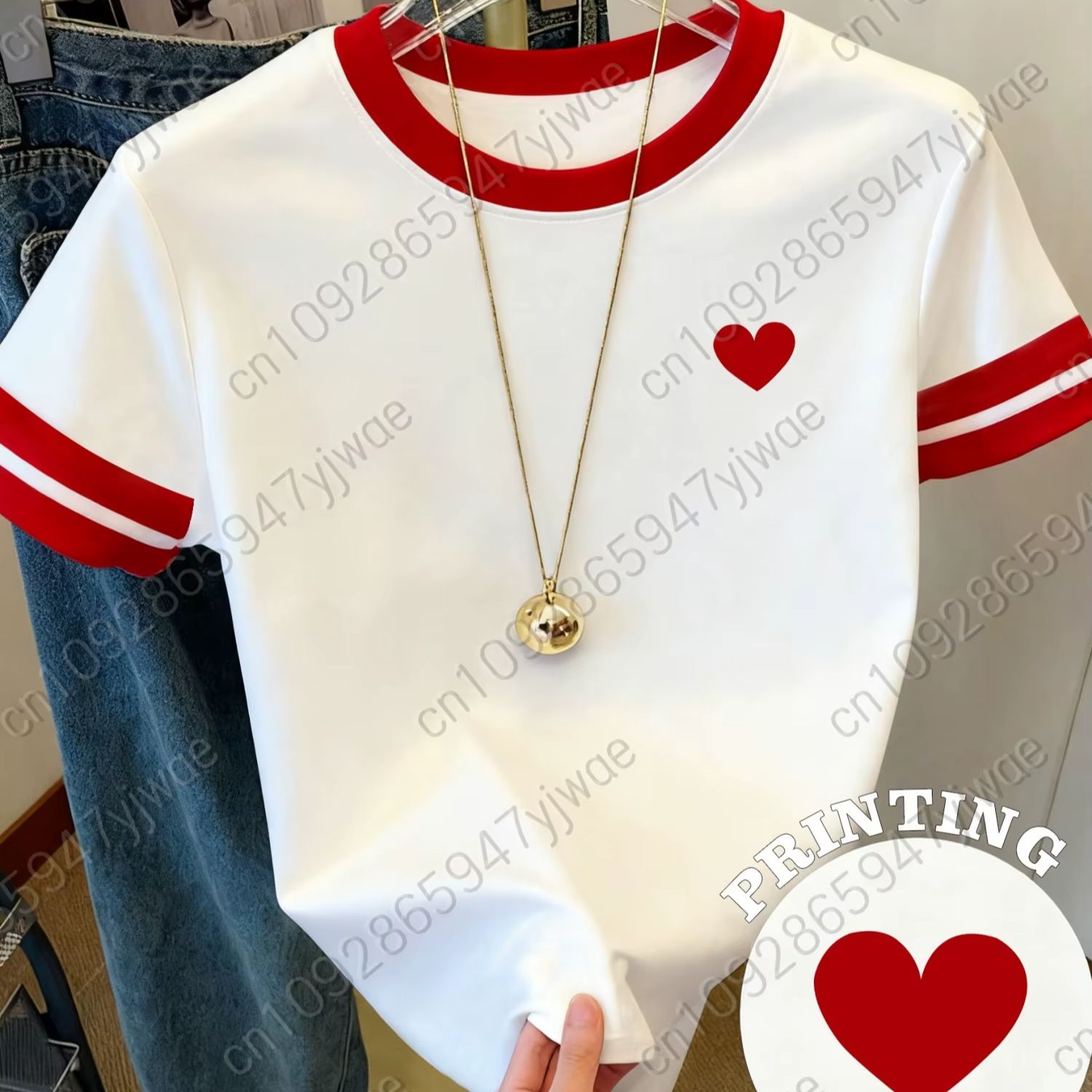 Womens Short Sleeve Valentines - Summer Days Clothing ulasan dan harga