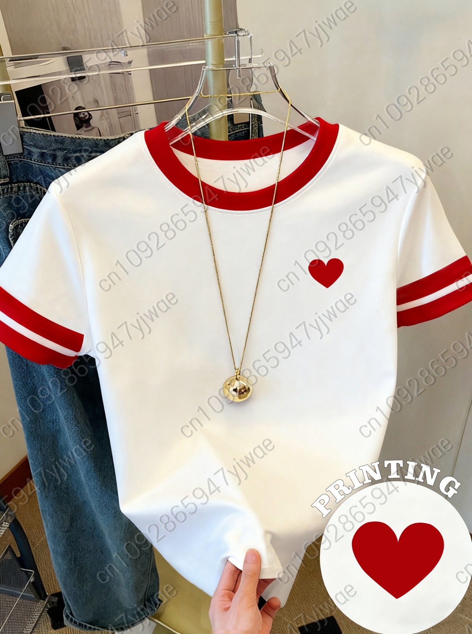 Womens Short Sleeve Valentines - Summer Days Clothing ulasan dan harga