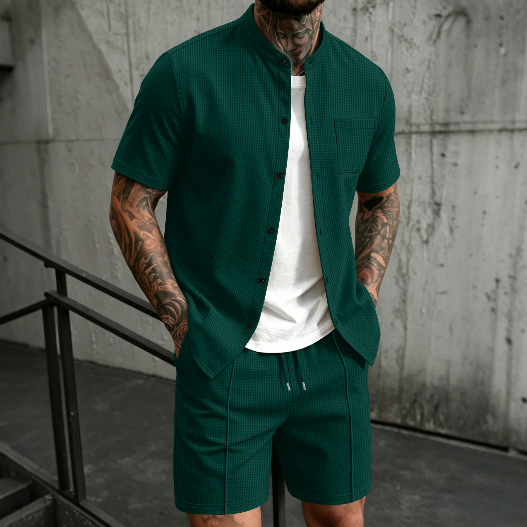 Men's 2 Piece Outfit, Stand Co - Summer Clothing Outfits ulasan dan harga