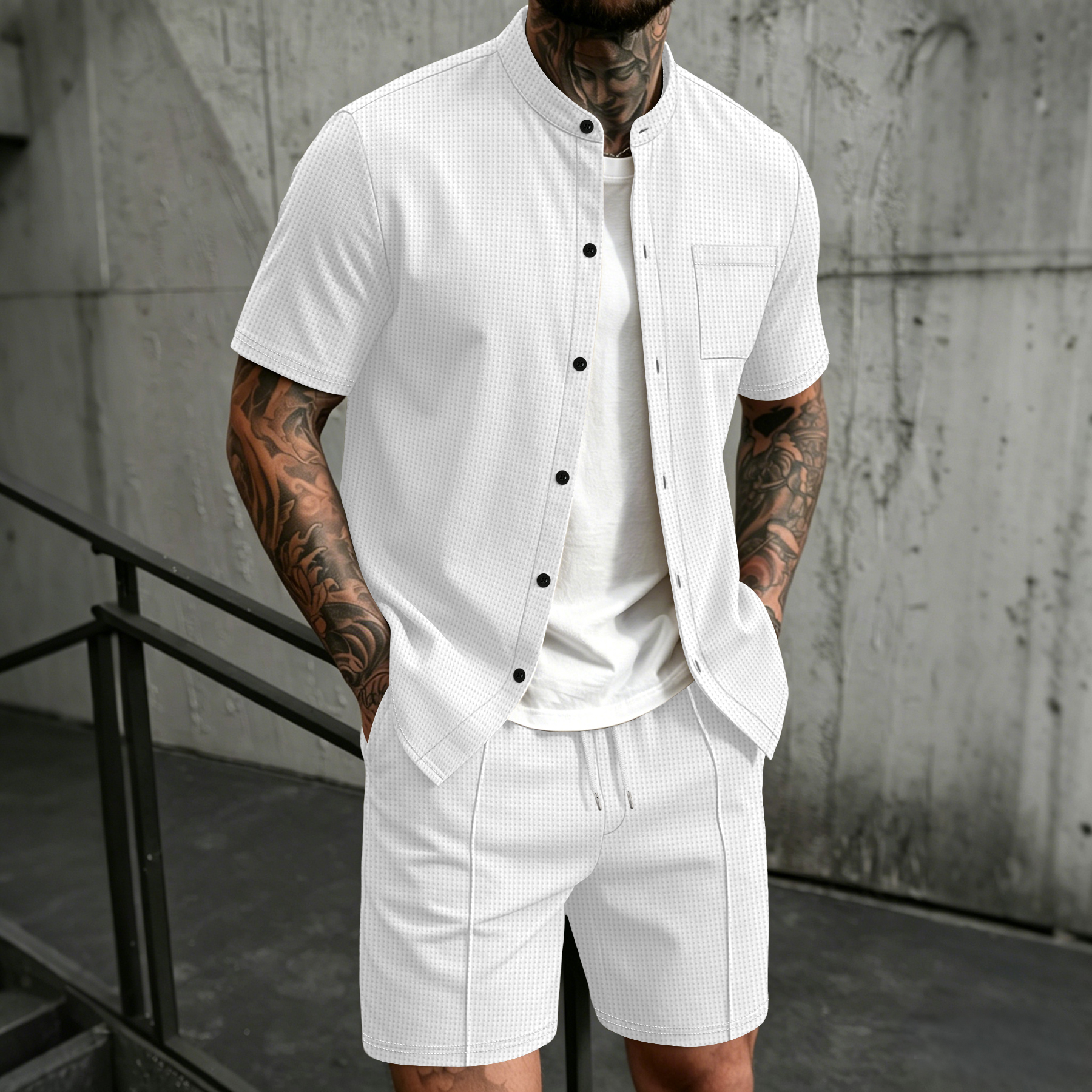 Men's 2 Piece Outfit, Stand Co - Summer Clothing Outfits ulasan dan harga