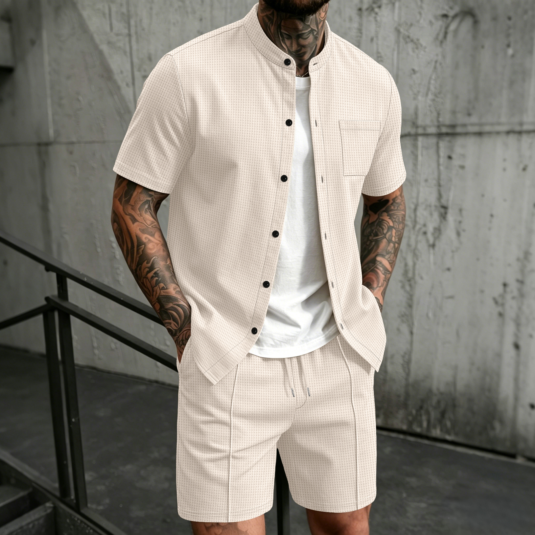 Men's 2 Piece Outfit, Stand Co - Summer Clothing Outfits ulasan dan harga