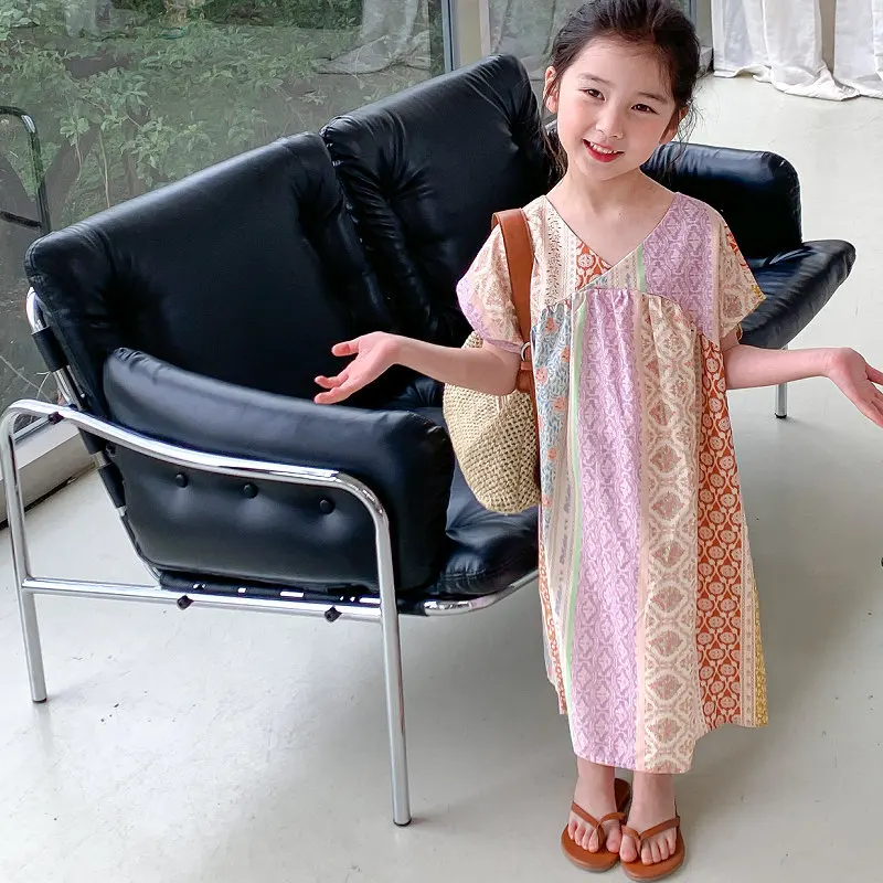 Fashion Girls' Dress Comfortab - Summer Clothing Affordable ulasan dan harga