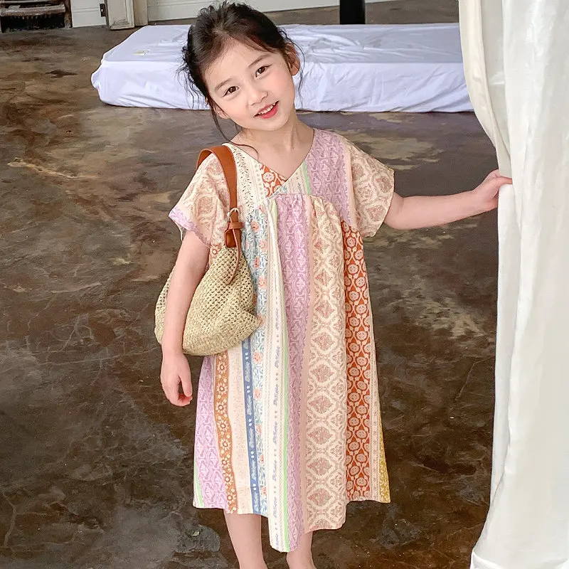 Fashion Girls' Dress Comfortab - Summer Clothing Affordable ulasan dan harga