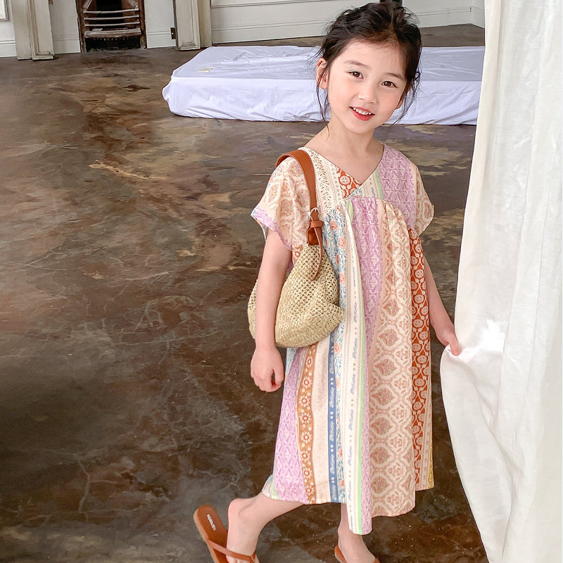 Fashion Girls' Dress Comfortab - Summer Clothing Affordable ulasan dan harga