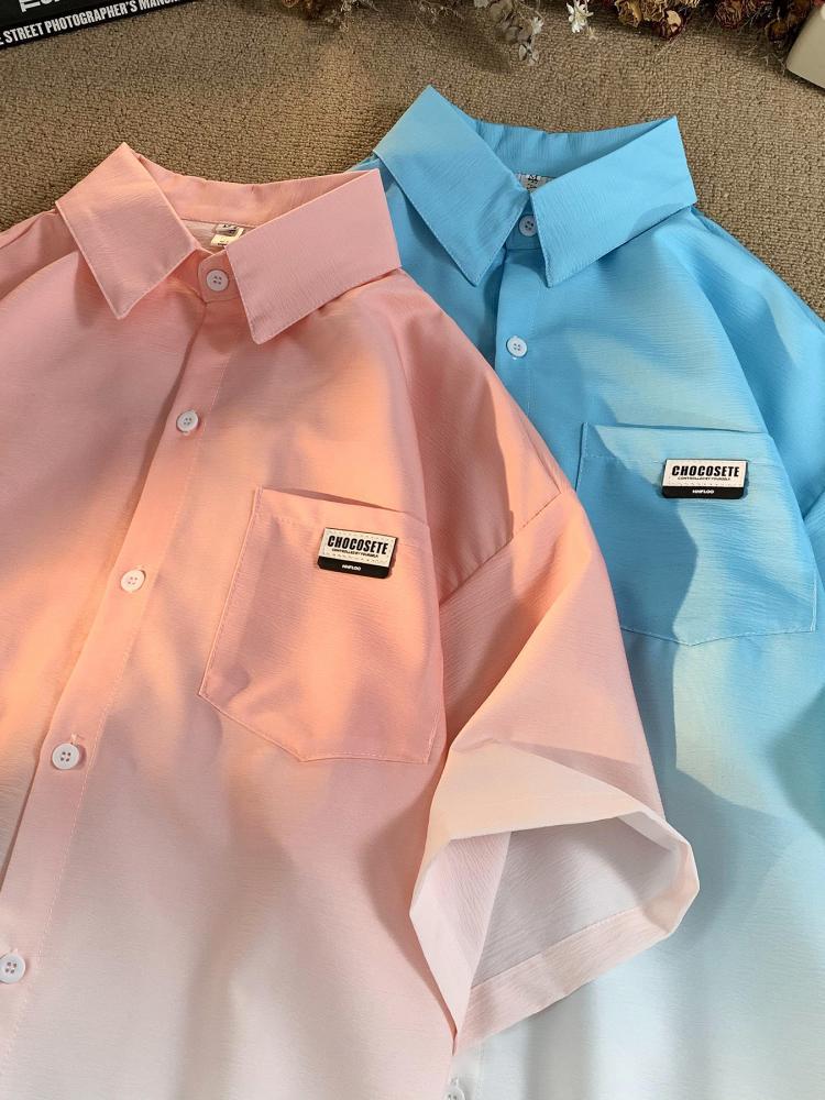 adual Color ort Sve Men's irt  - Summer Clothing Label ulasan dan harga