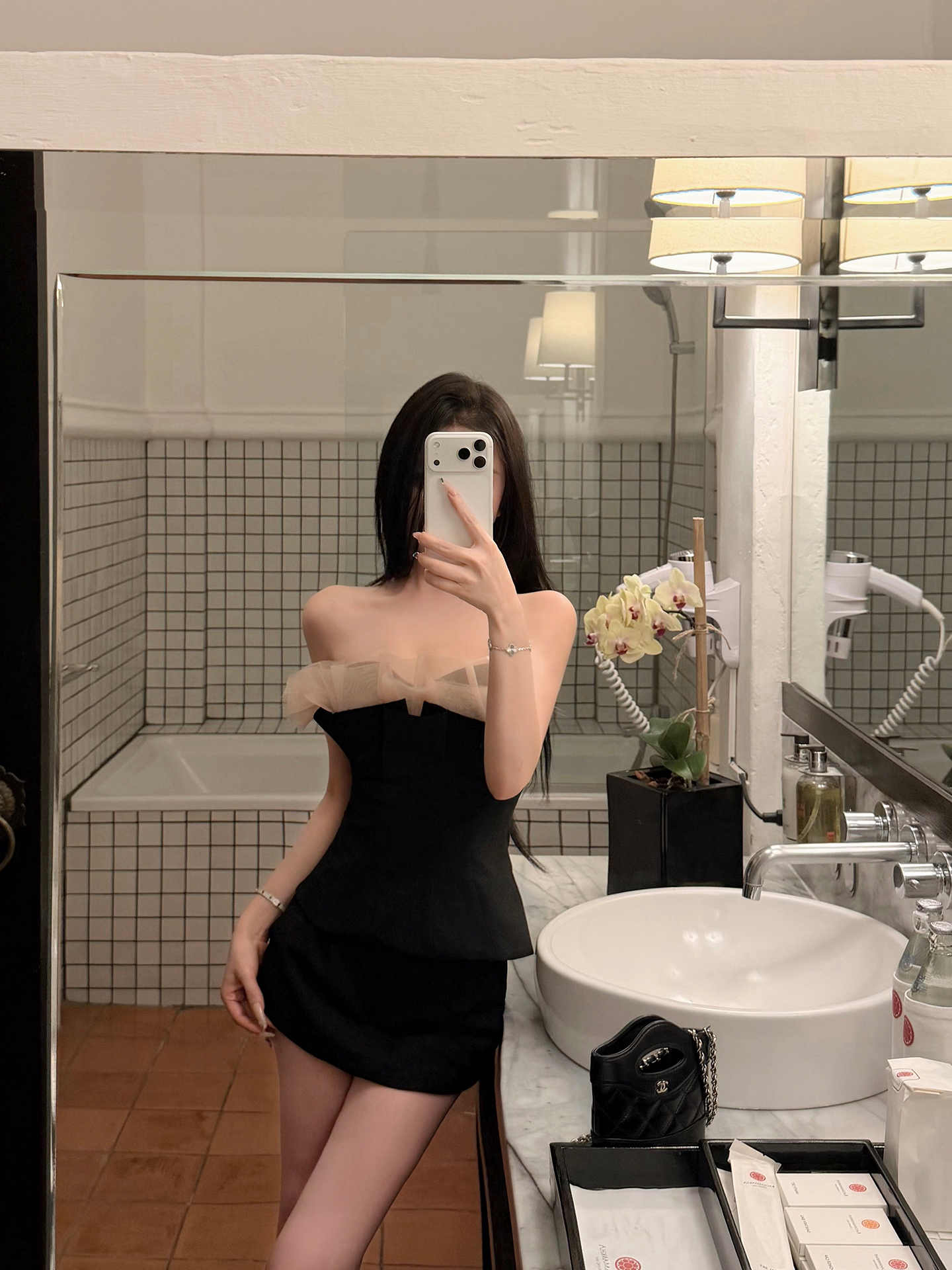 Black Label Splice Tube Top Ve - Summer Clothing Label ulasan dan harga