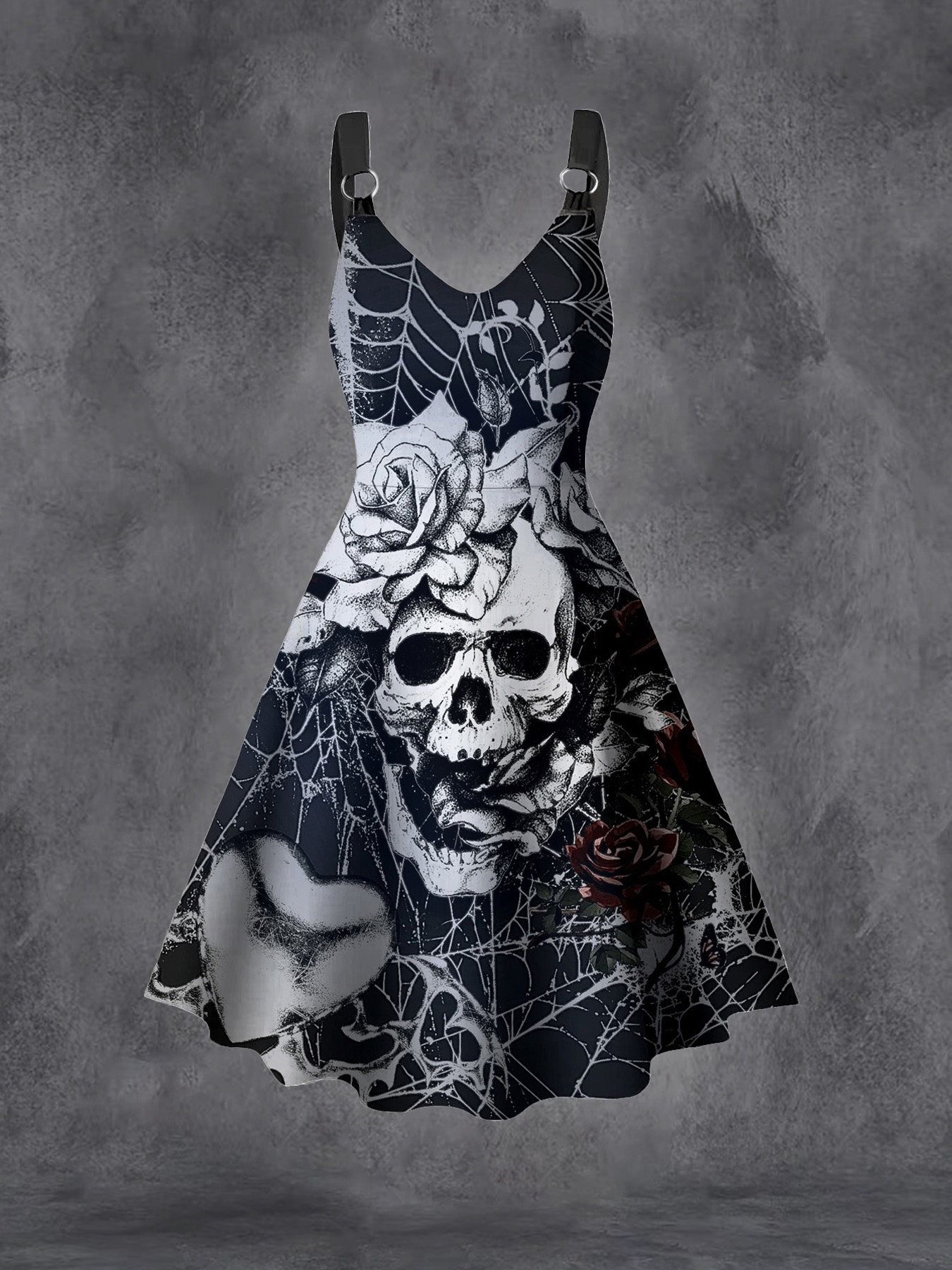 Plus Size Goth Punk Dress Wome - Summer Goth Clothing ulasan dan harga