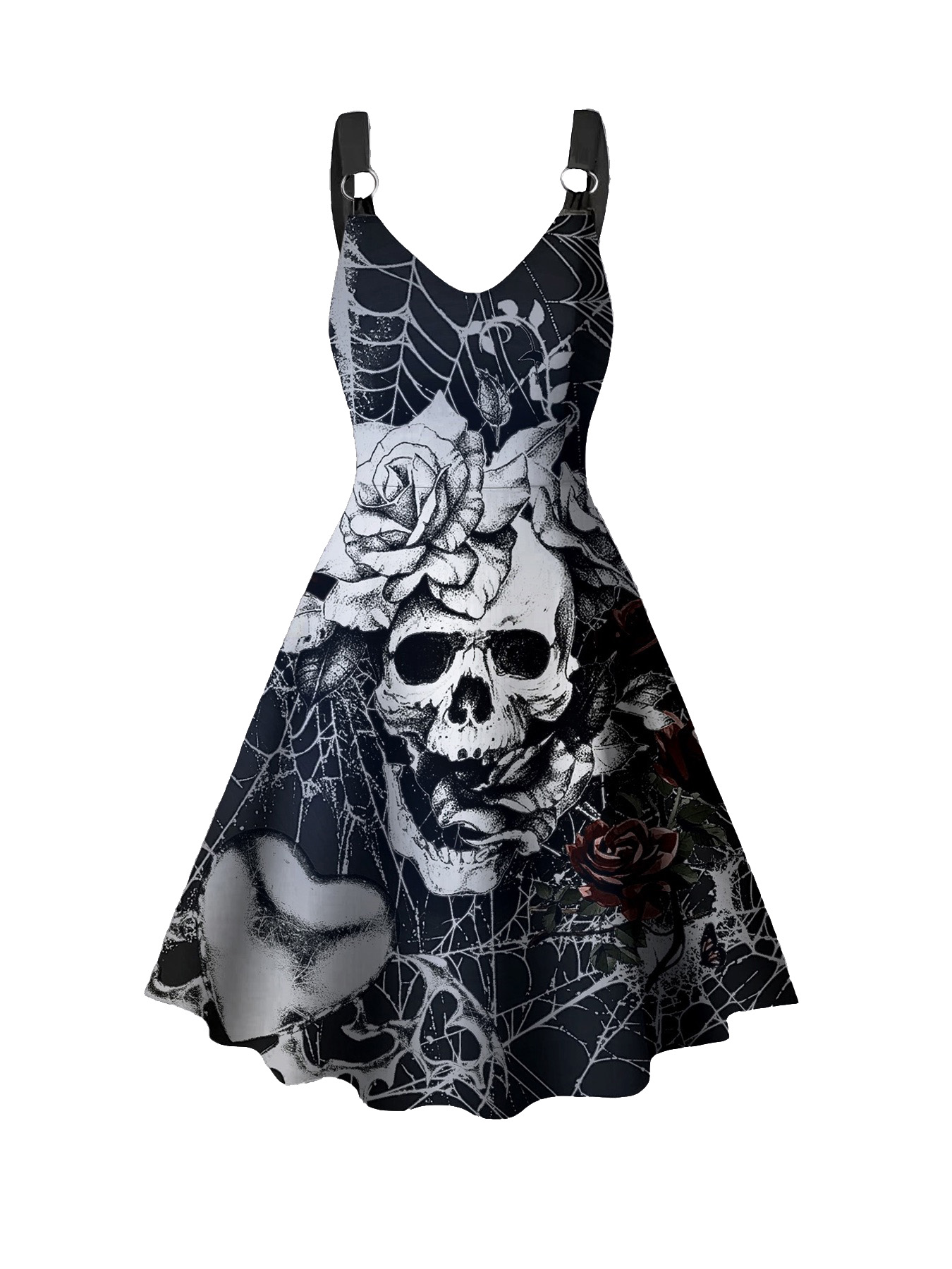 Plus Size Goth Punk Dress Wome - Summer Goth Clothing ulasan dan harga