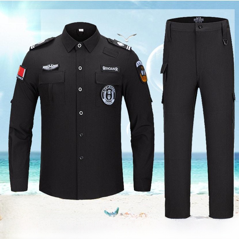 Quick Dry Security Uniform Lon - Summer Clothing Long Sleeve ulasan dan harga