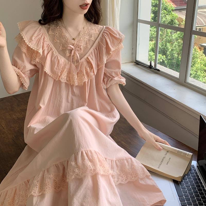 Plus Over Size 4XL Women Frenc - Summer Clothing For Women Over 50 ulasan dan harga