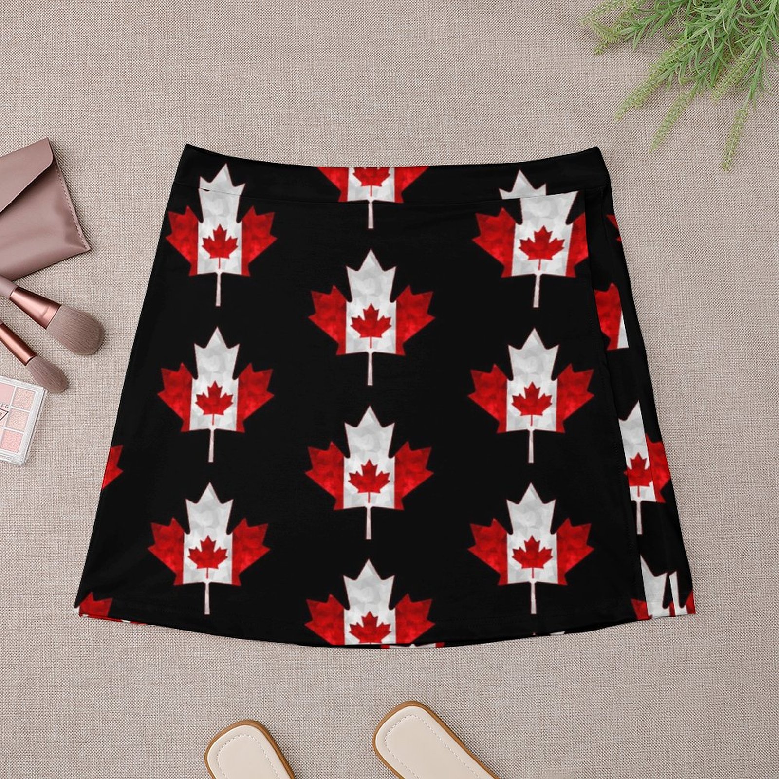 Canada Maple Leaf Geometric Gr - Summer Clothing Women Canada ulasan dan harga