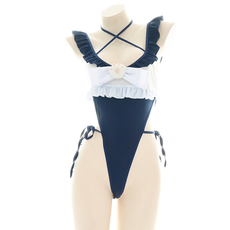 Cute Ruffled Edge One Piece Sw - Swimsuit One Piece ulasan dan harga