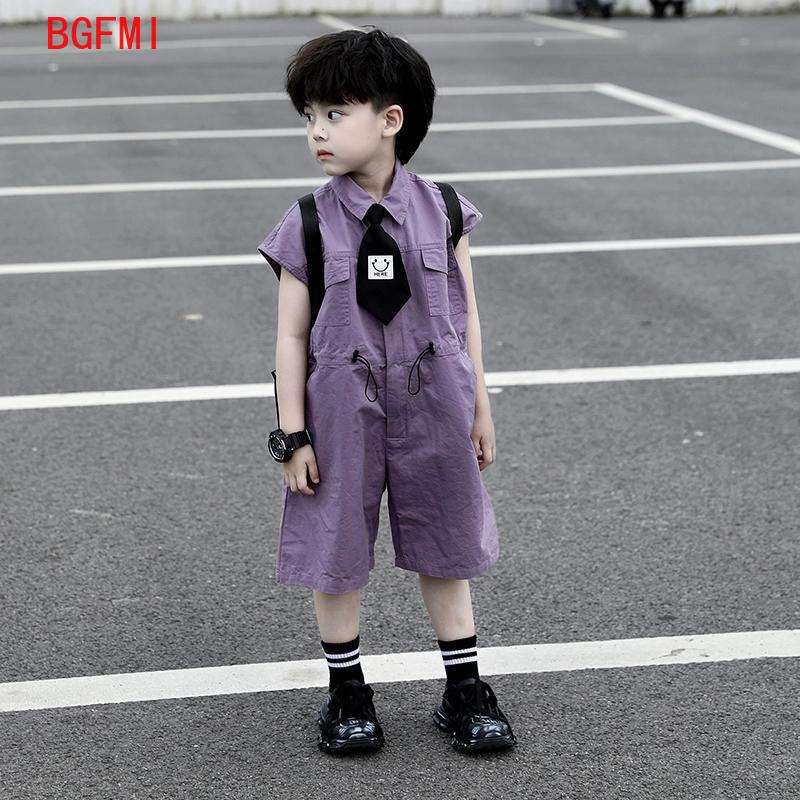 Kids Summer Shorts Overalls Ca - Summer Clothing Boys ulasan dan harga