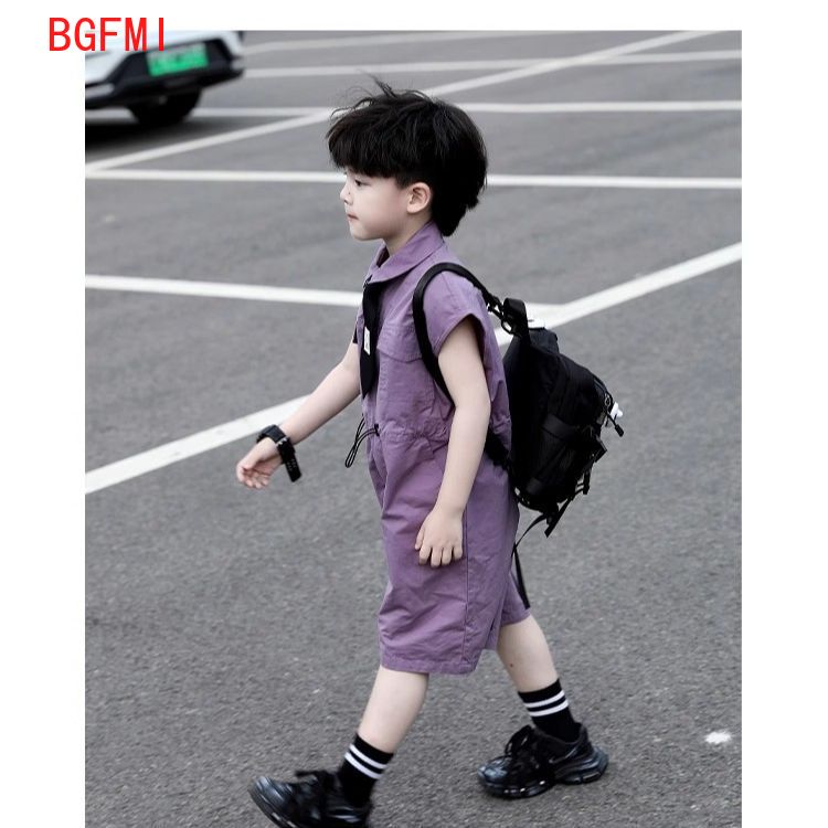 Kids Summer Shorts Overalls Ca - Summer Clothing Boys ulasan dan harga