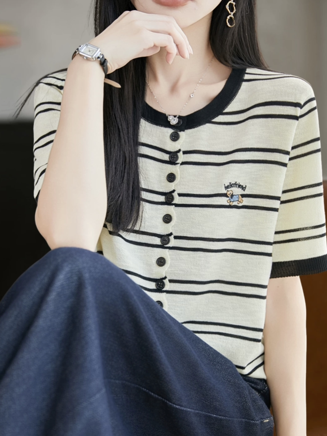 Oule Summer Thin Ice Silk Knit - Summer Clothing Label ulasan dan harga