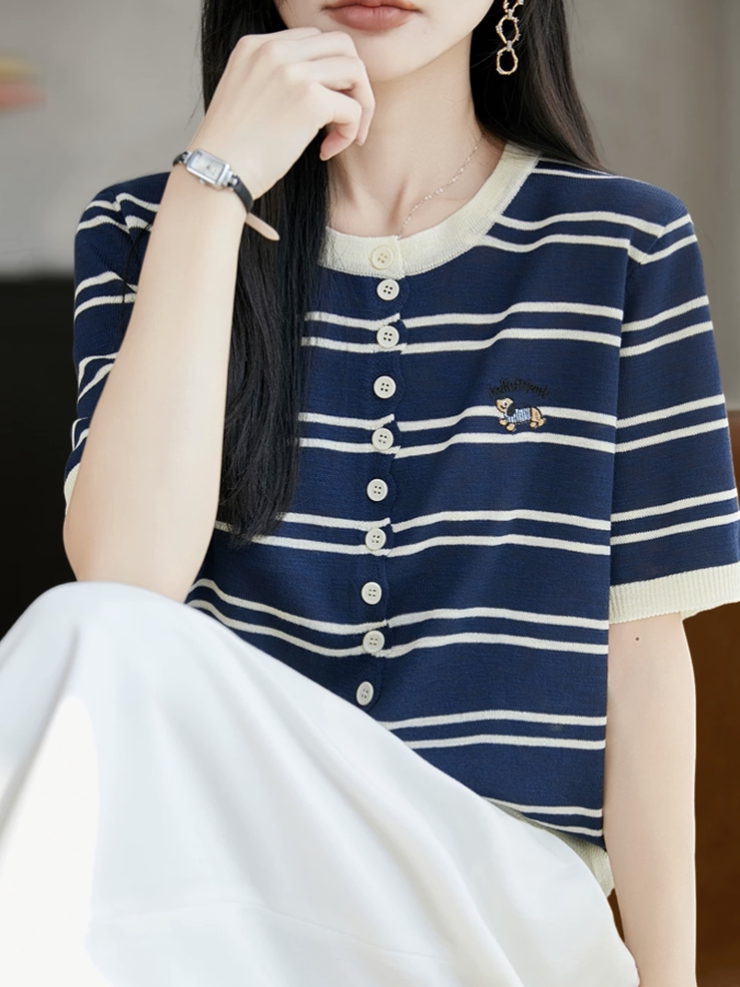 Oule Summer Thin Ice Silk Knit - Summer Clothing Label ulasan dan harga