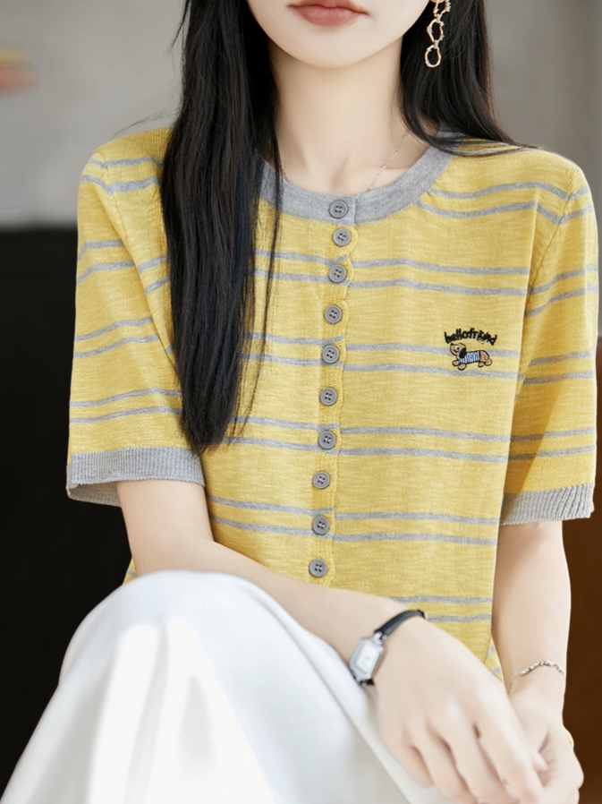 Oule Summer Thin Ice Silk Knit - Summer Clothing Label ulasan dan harga