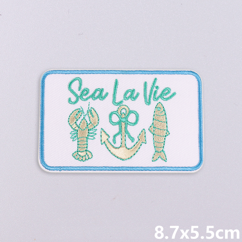 Summer Vibes Embroidered Patch - Summer Clothing Vibes ulasan dan harga
