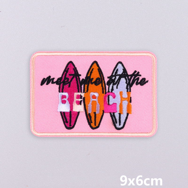 Summer Vibes Embroidered Patch - Summer Clothing Vibes ulasan dan harga