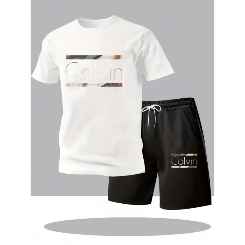 Summer round Neck Short Sleeve - Summer Clothing Styles Men ulasan dan harga