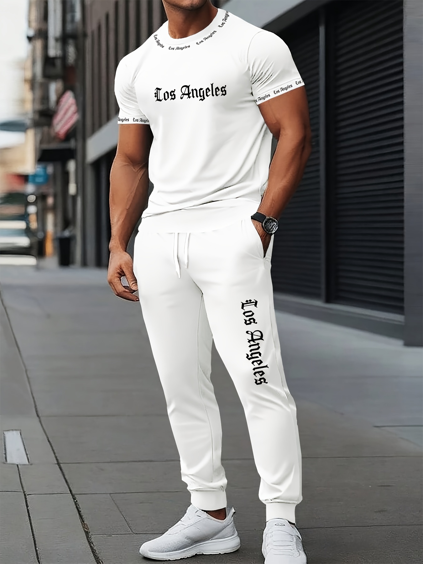 Summer Men's Gothic Letter Pri - Summer Goth Clothing ulasan dan harga
