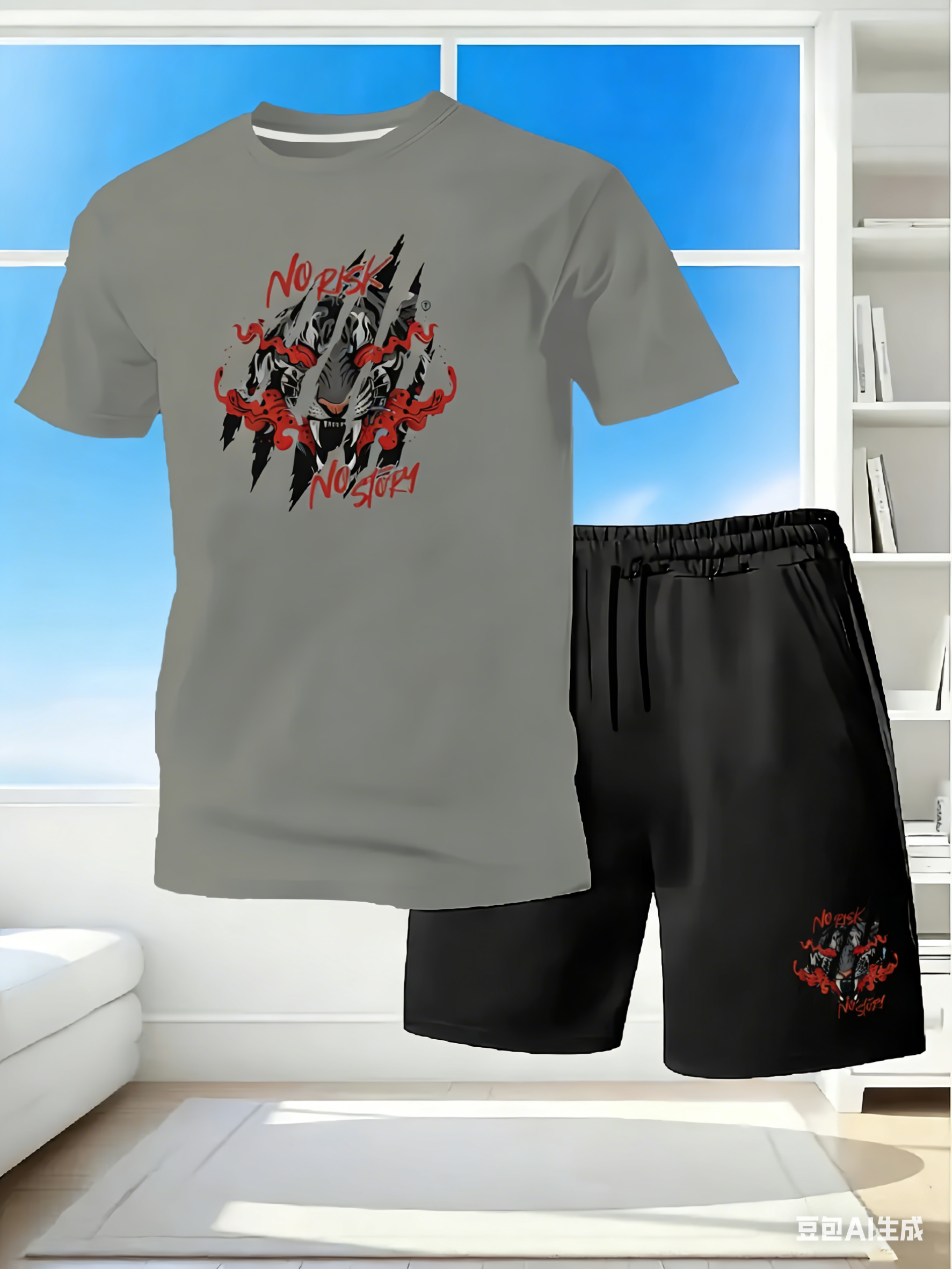 Men's 2Piece Quick Dry Tracksu - Summer Clothing Outfits ulasan dan harga